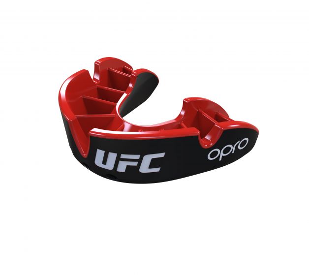 Ju Sports OPRO "UFC" Zahnschutz Silver - Black/Red