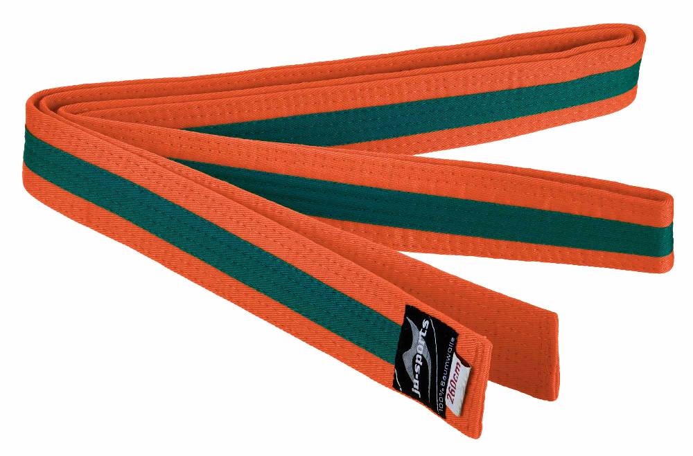 Ju Sports Budogürtel orange/grün/orange