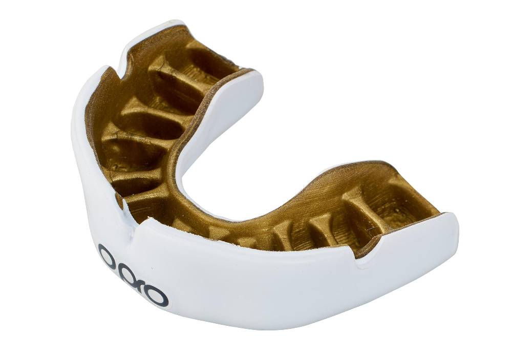 Ju Sports OPRO Zahnschutz PowerFit White/Gold