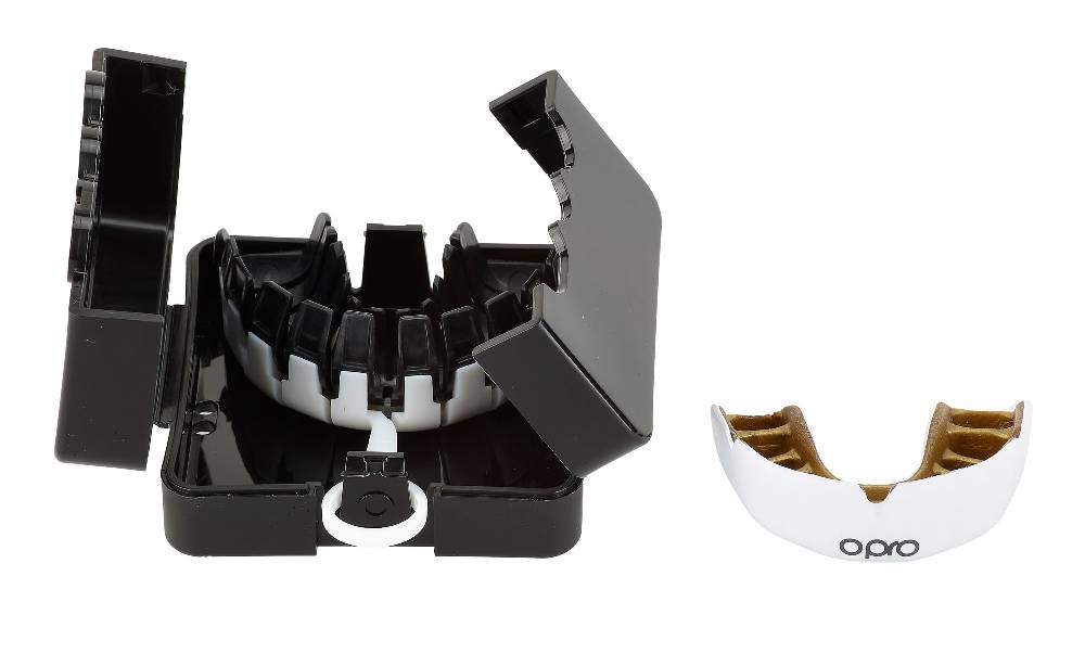 Ju Sports OPRO Zahnschutz PowerFit White/Gold Verkauf