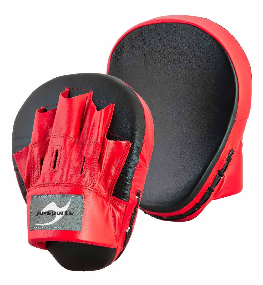 Ju Sports Handpratzen vorgebogen, echt Leder Verkauf