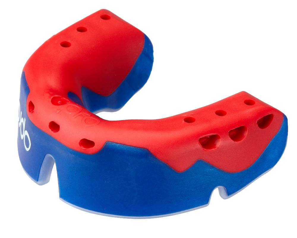 Ju Sports OPRO Zahnschutz Platinum Senior blue/pearl/red Blitzverkäufe
