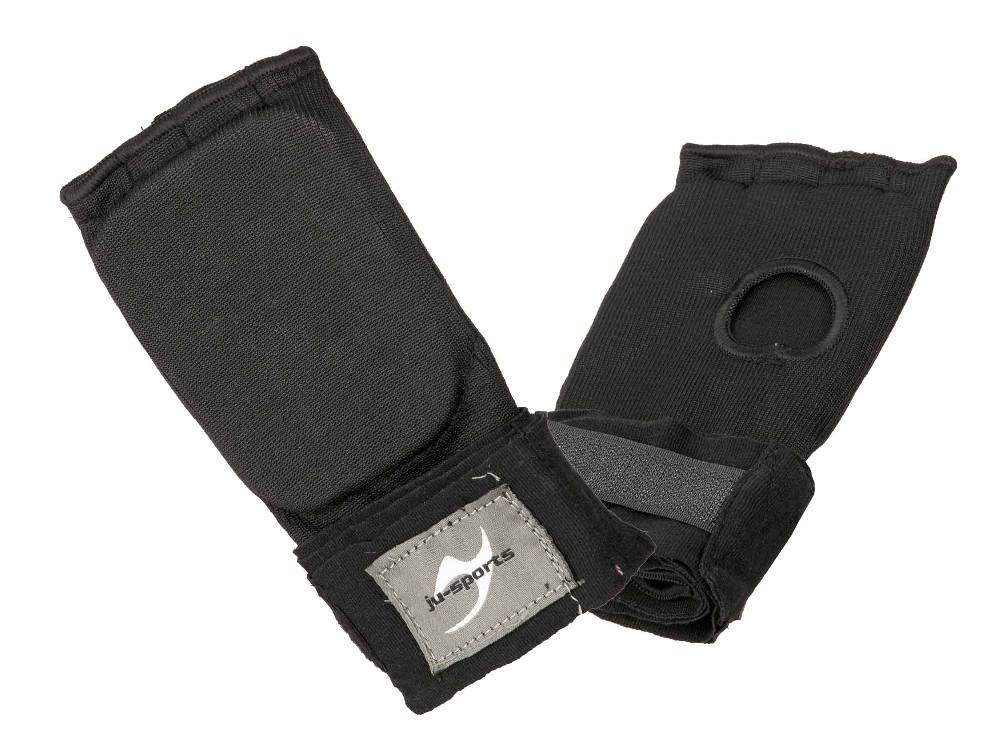 Ju Sports Innen-Boxhandschuhe mit Bandage Senior schwarz