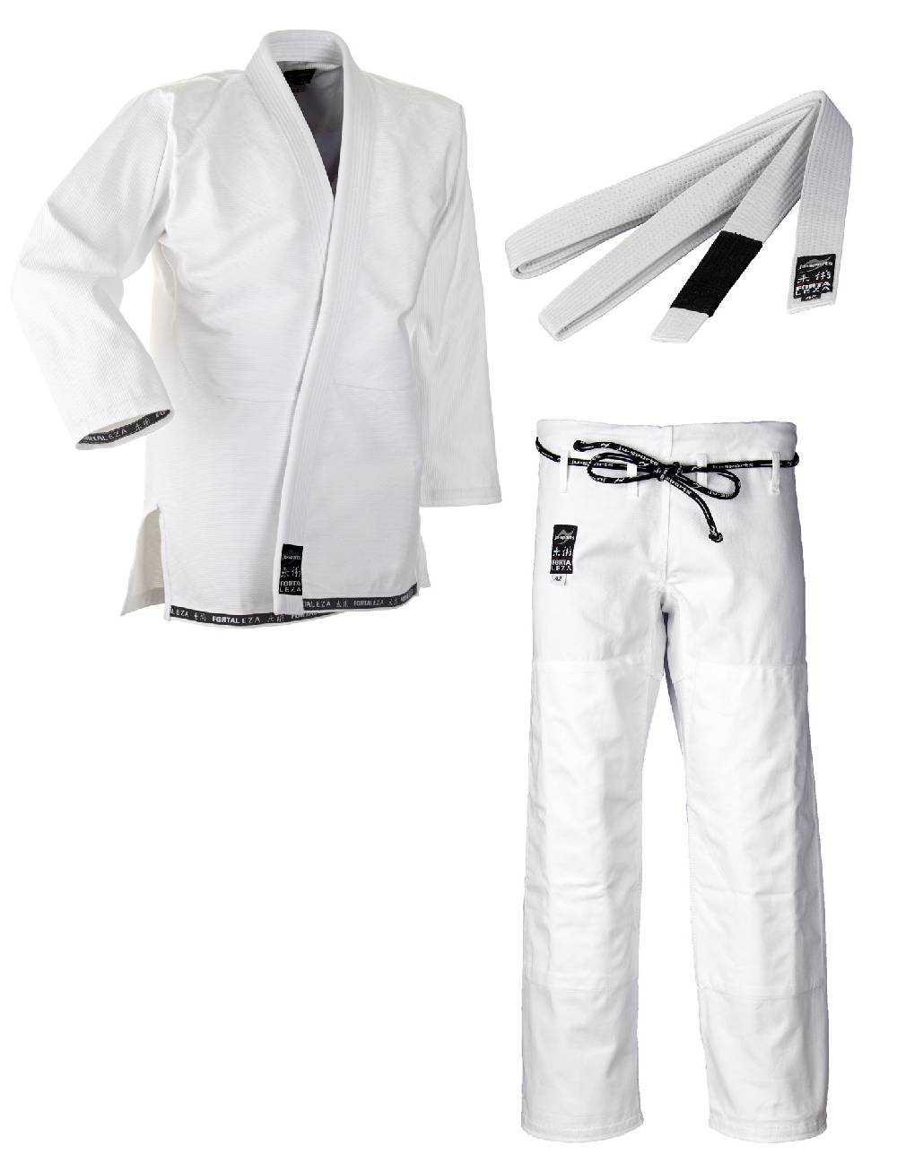 Ju Sports BJJ Starter Gi Fortaleza + BJJ Gürtel weiß