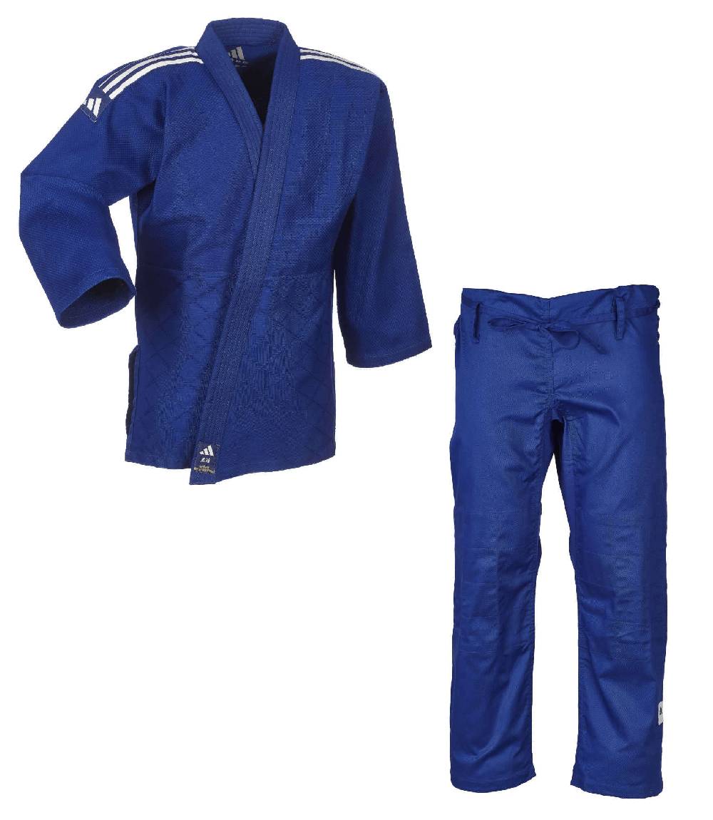 Ju Sports adidas Judo-Anzug Club blau/weiße Streifen, J350B Outlet