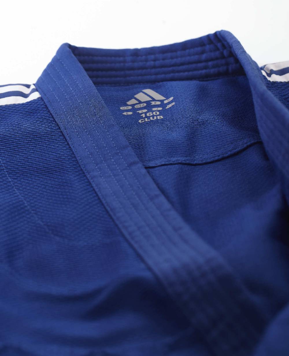 Ju Sports adidas Judo-Anzug Club blau/weiße Streifen, J350B Outlet