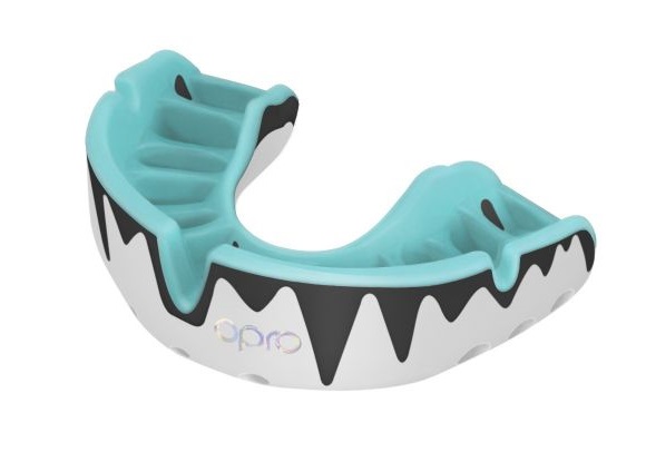 Ju Sports OPRO Zahnschutz Platinum Senior "Fangz" white