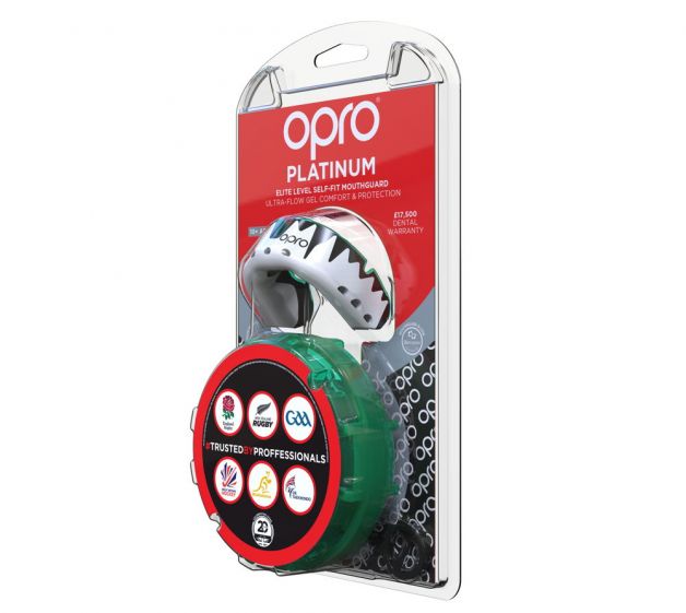 Ju Sports OPRO Zahnschutz Platinum Senior "Fangz" white Online