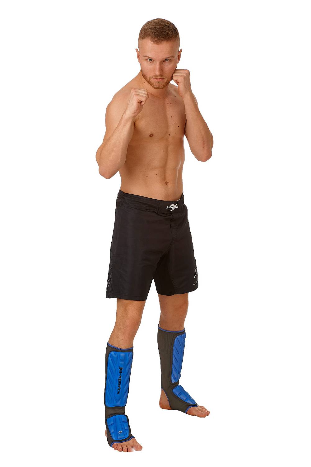 Ju Sports Schienbein-/Spannschoner V-Shape C19 blau Auslauf