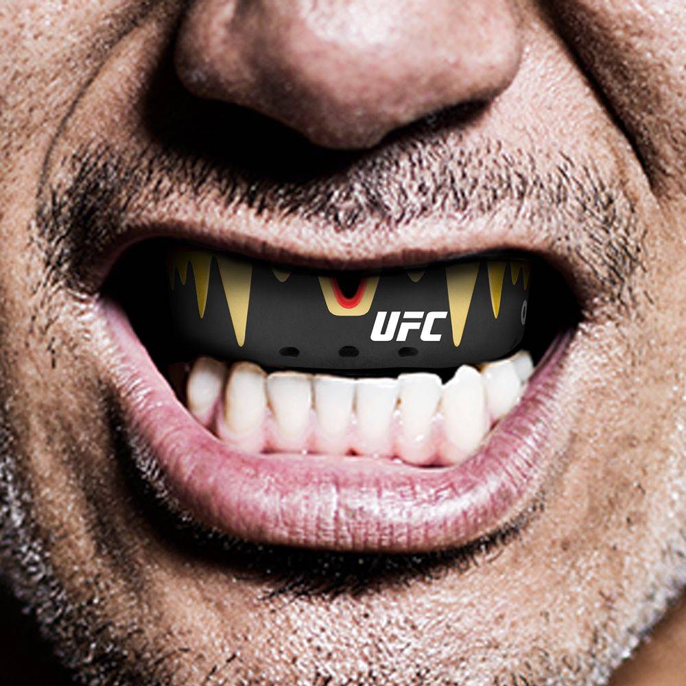 Ju Sports OPRO "UFC" Zahnschutz Platinum Senior Fangz black/gold Blitzverkäufe