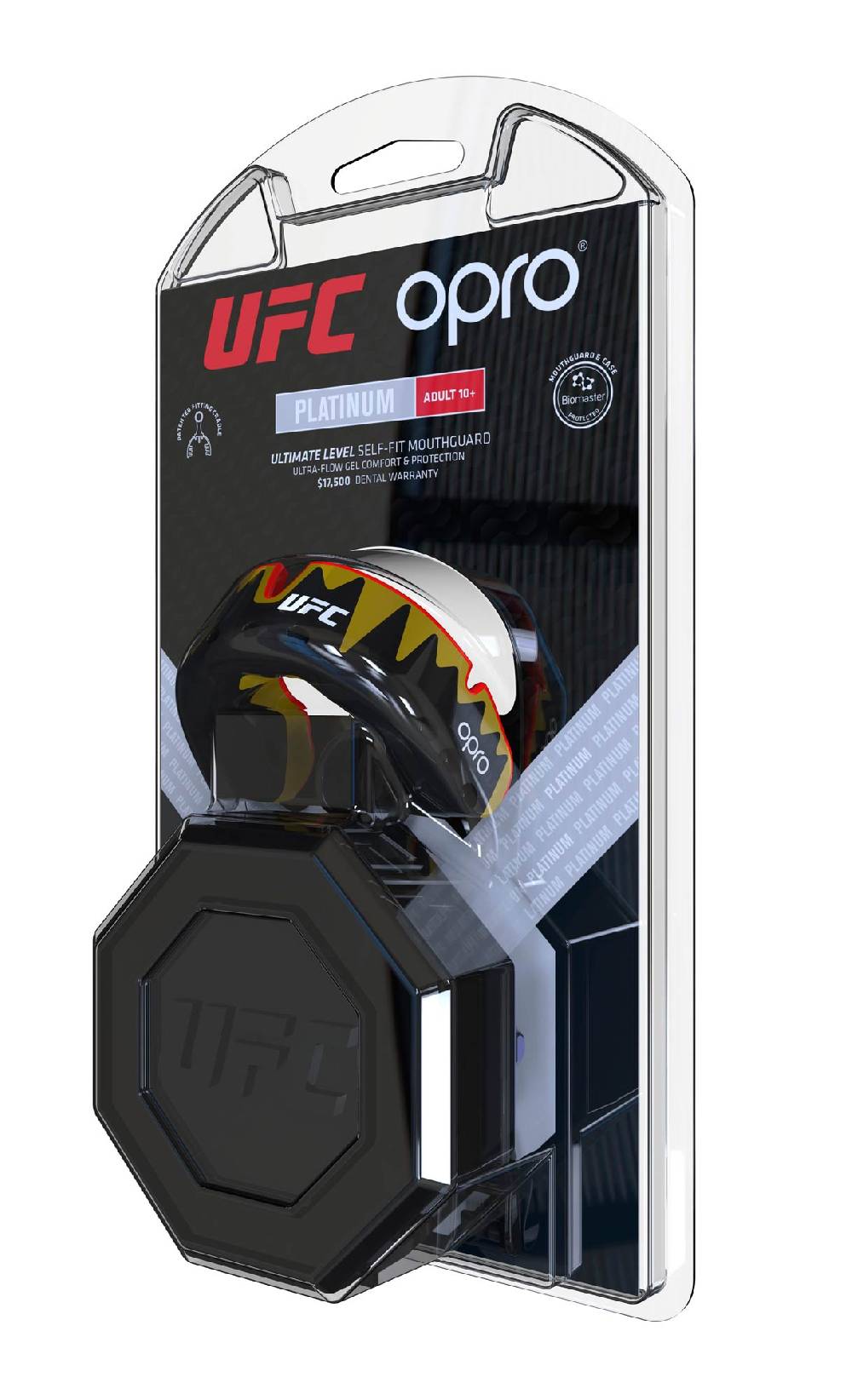 Ju Sports OPRO "UFC" Zahnschutz Platinum Senior Fangz black/gold Blitzverkäufe