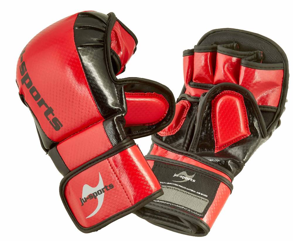 Ju Sports MMA/Allkampf Sparring Handschuh Carbon rot