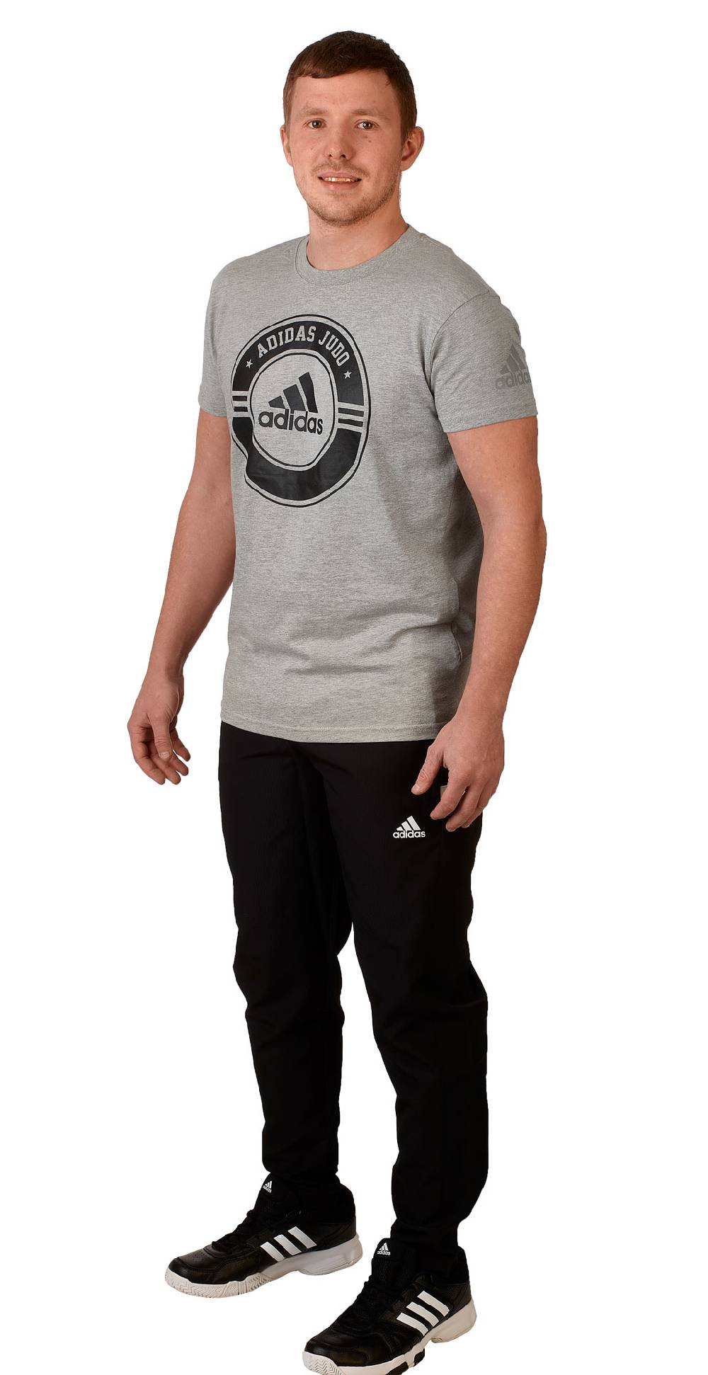 Ju Sports adidas Judo Community Line Shirt "Circle" grey/black, adicsts01J Hotsell
