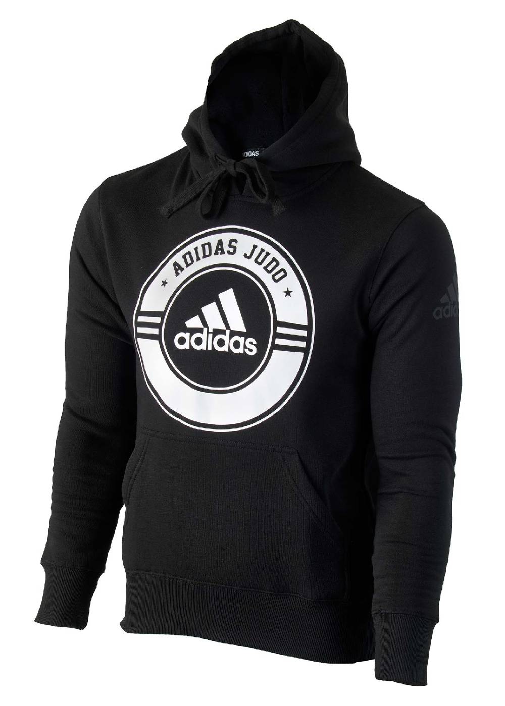 Ju Sports adidas Community line Hoody Judo "Circle" black/white, adicsh05J