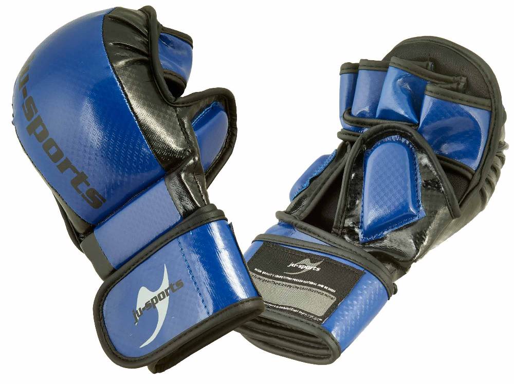 Ju Sports MMA/Allkampf Sparring Handschuh Carbon blau