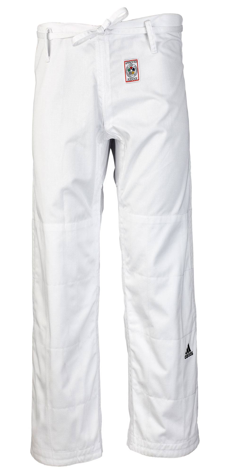 Ju Sports adidas Judoanzug CHAMPION II IJF slim cut, weiß/schwarze Streifen, JIJFS Auslauf