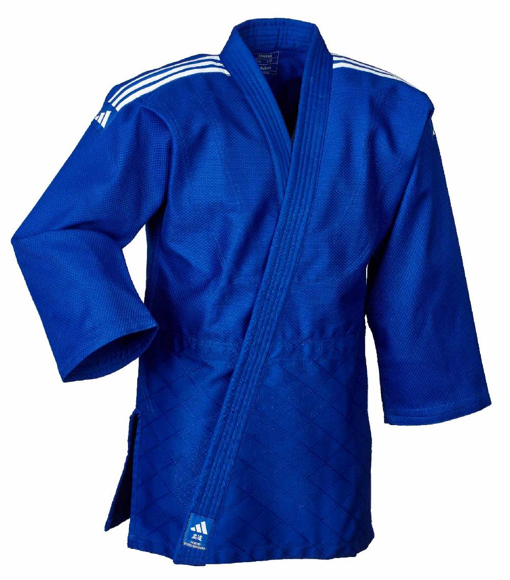 Ju Sports adidas Judo-Anzug "Training" blau/weiße Streifen, J500B Schlussverkauf