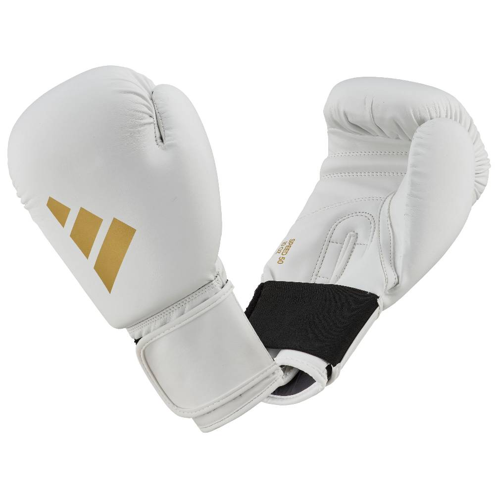 Ju Sports adidas Boxhandschuhe Speed 50, ADISBG50 weiß/gold