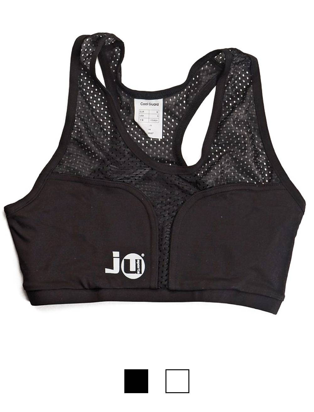 Ju Sports Lycra-Top für Damen (Brustschutz-Bestandteil Cool Guard) schwarz
