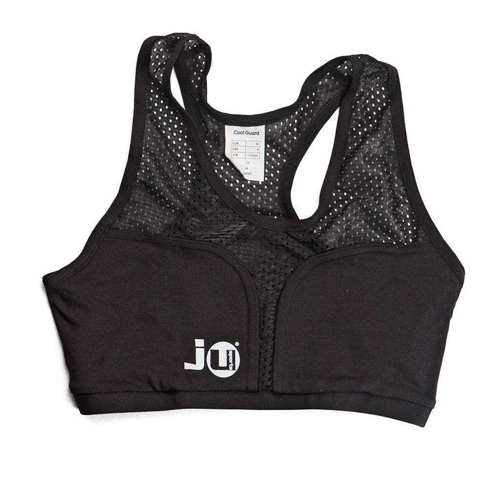 Ju Sports Lycra-Top für Damen (Brustschutz-Bestandteil Cool Guard) schwarz Auslauf