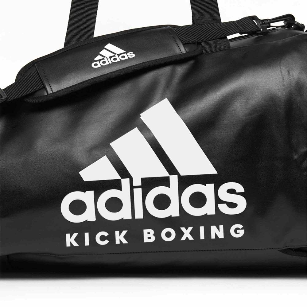 Ju Sports adidas 2in1 Bag "Kickboxing" black/white PU, adiACC051KB Schlussverkauf
