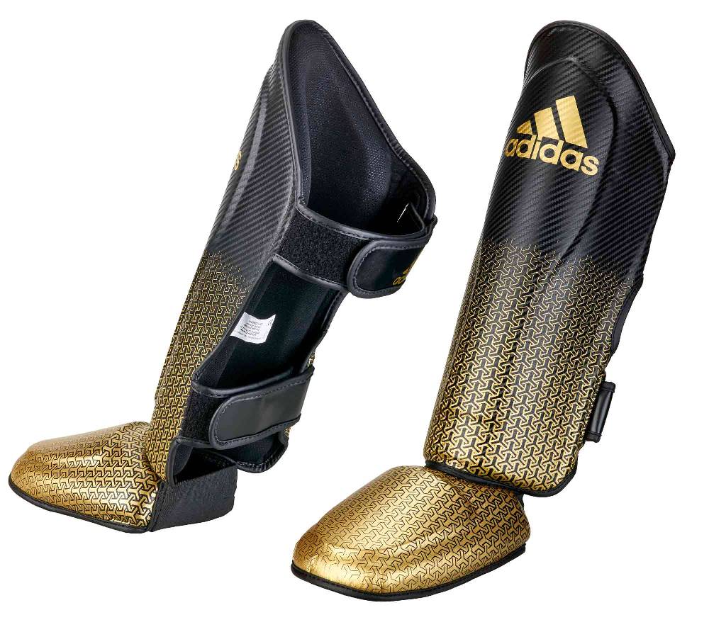 Ju Sports adidas Pro Kickboxing Schienbein-Spannschutz black/gold, adiKBSI300