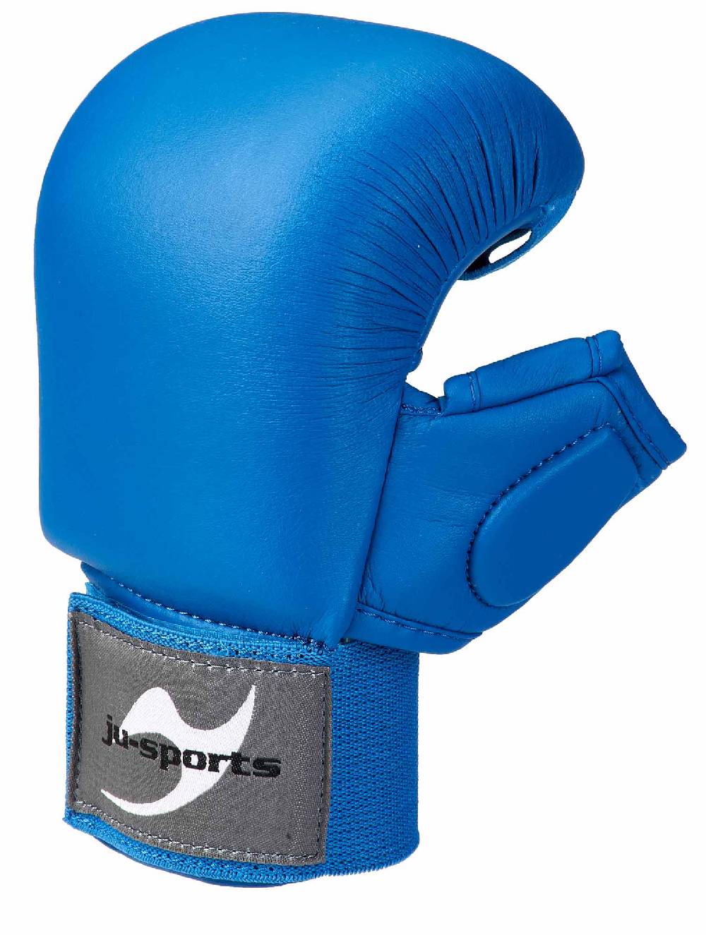 Ju Sports Karate Handschutz blau mit Daumen Auslauf