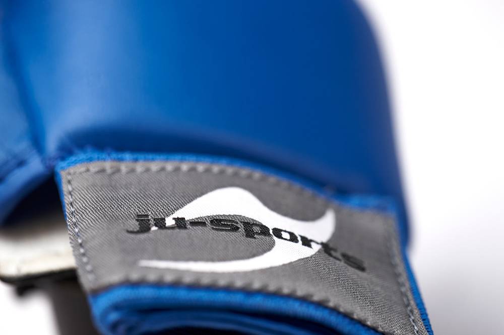 Ju Sports Karate Handschutz blau mit Daumen Auslauf