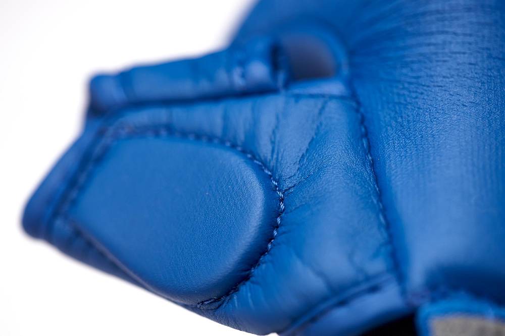 Ju Sports Karate Handschutz blau mit Daumen Auslauf