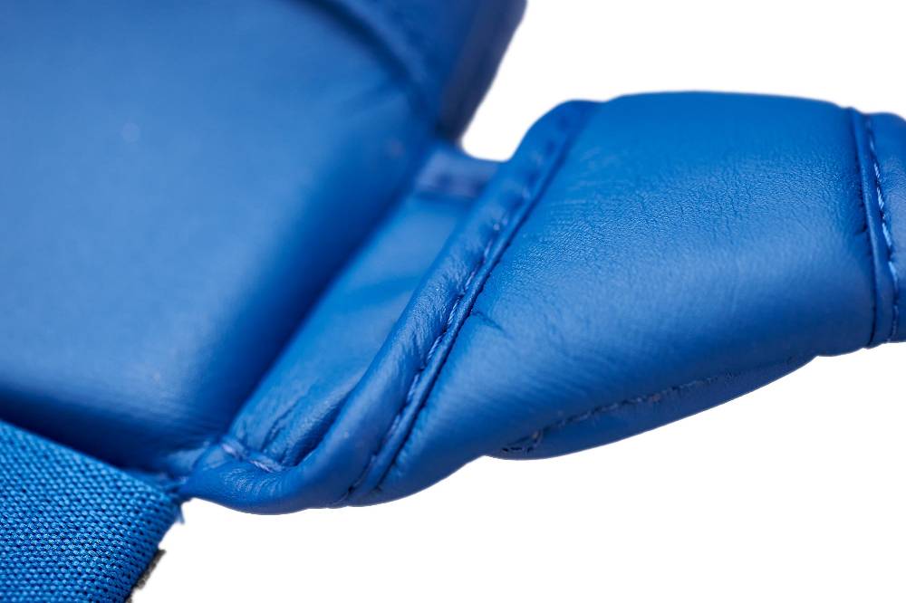 Ju Sports Karate Handschutz blau mit Daumen Auslauf