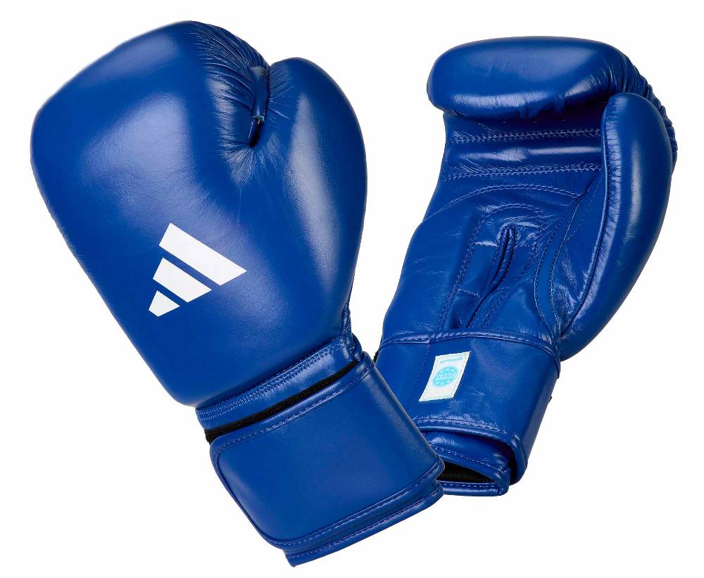 Ju Sports adidas Amateur Boxing Gloves Leather - blue, ADIWAKOG1