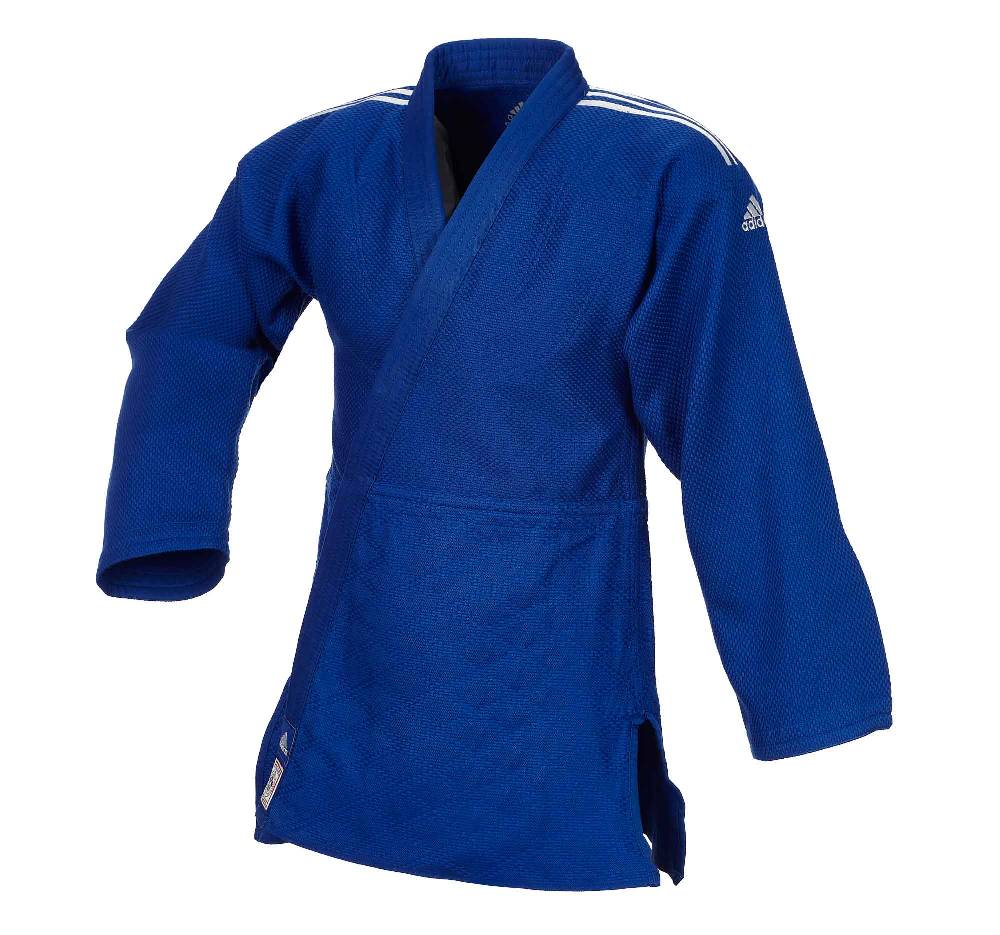 Ju Sports adidas Judoanzug CHAMPION II IJF slim cut, blau/weiße Streifen, JIJFBS Sonderangebote