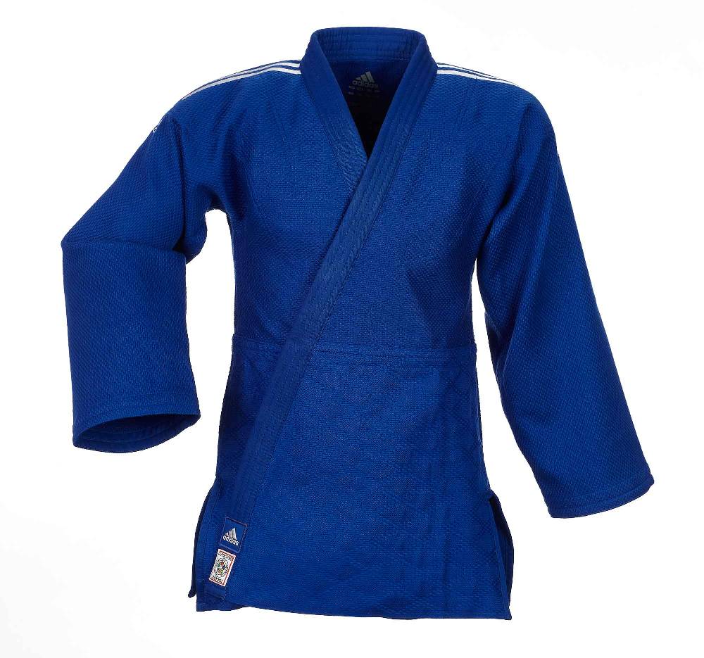 Ju Sports adidas Judoanzug CHAMPION II IJF slim cut, blau/weiße Streifen, JIJFBS Sonderangebote