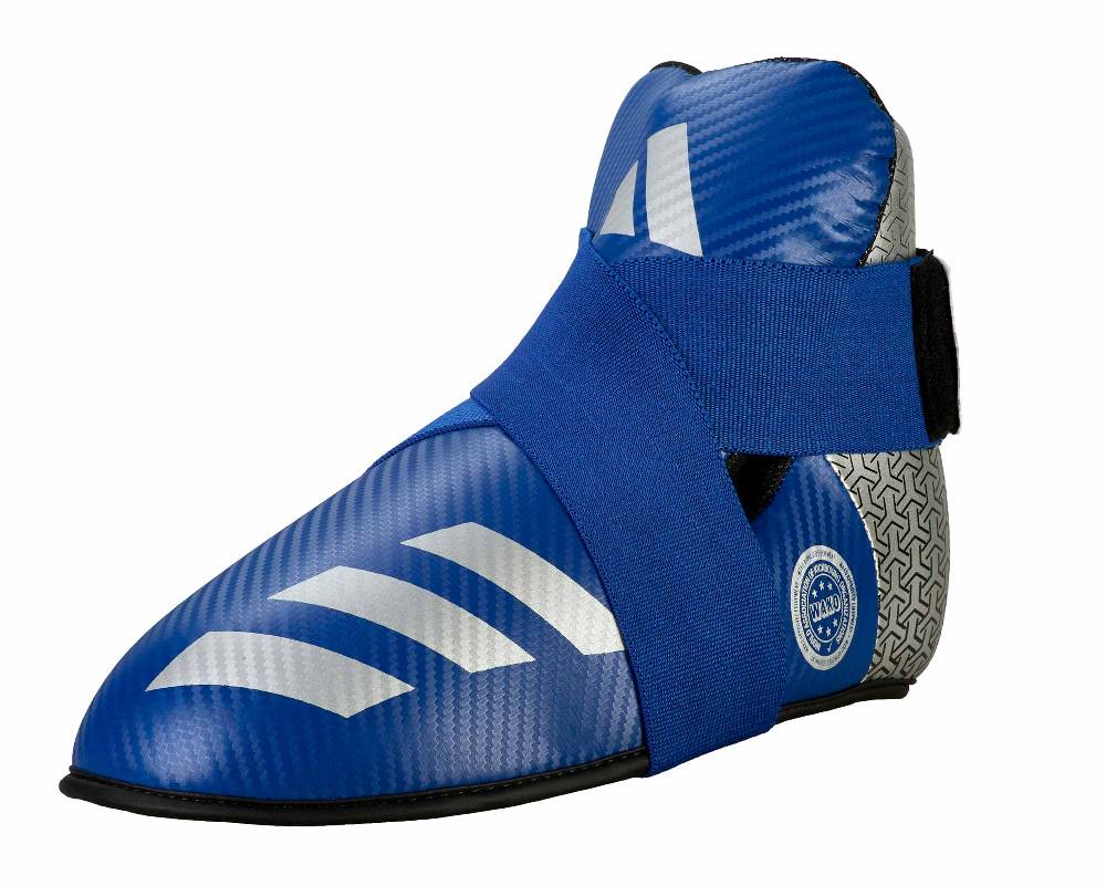 Ju Sports adidas Pro Kickboxing Fußschutz blue/silver, adiKBB300HD