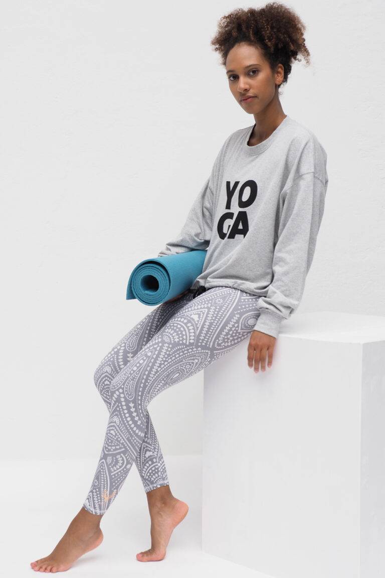 Kismet Yogastyle Garuda Sweatshirt light grey marl Begrenzte Freigabe