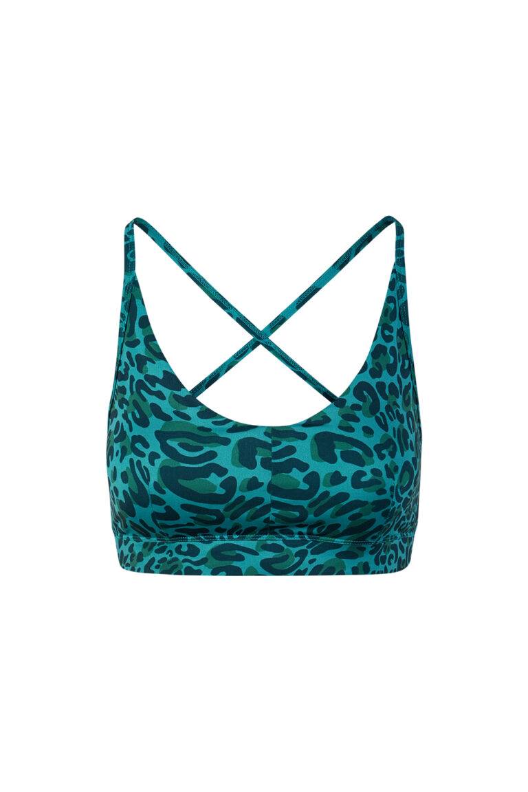 Kismet Yogastyle Yoga Bra Top Amba leo turquoise Vierteljährliche Förderung