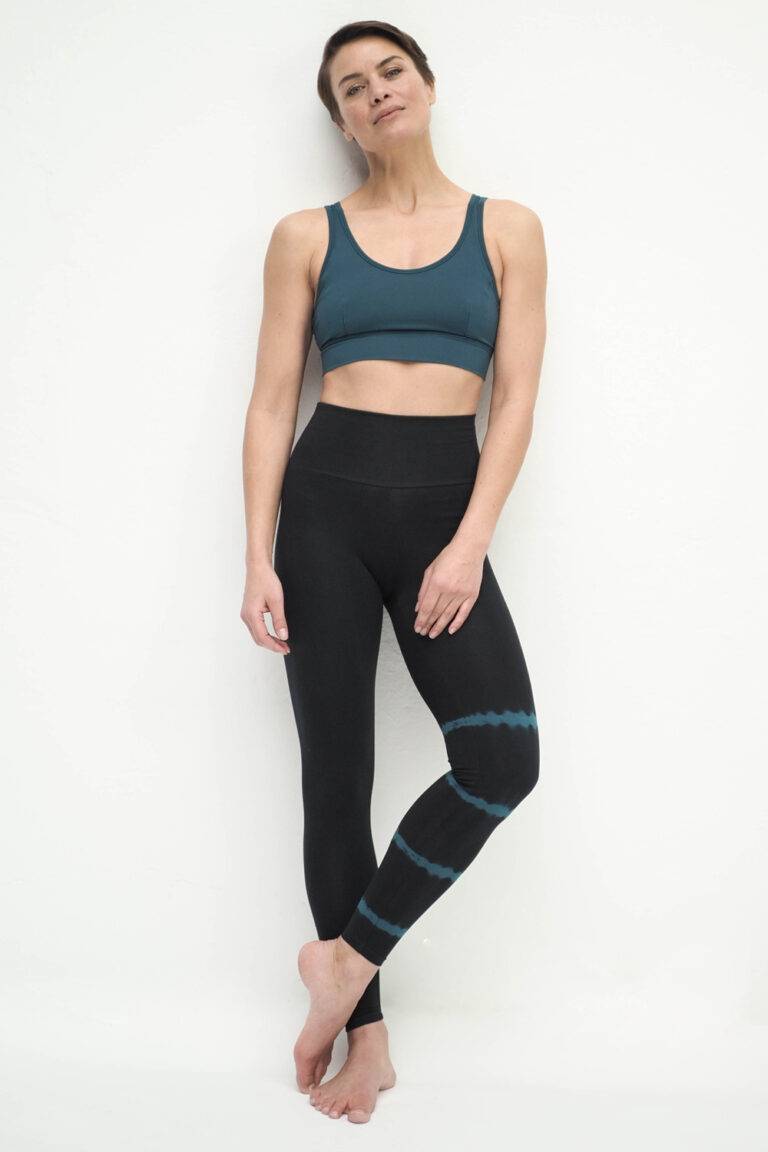 Kismet Yogastyle Mahadevi Leggings batik emerald Clearance-Verkauf