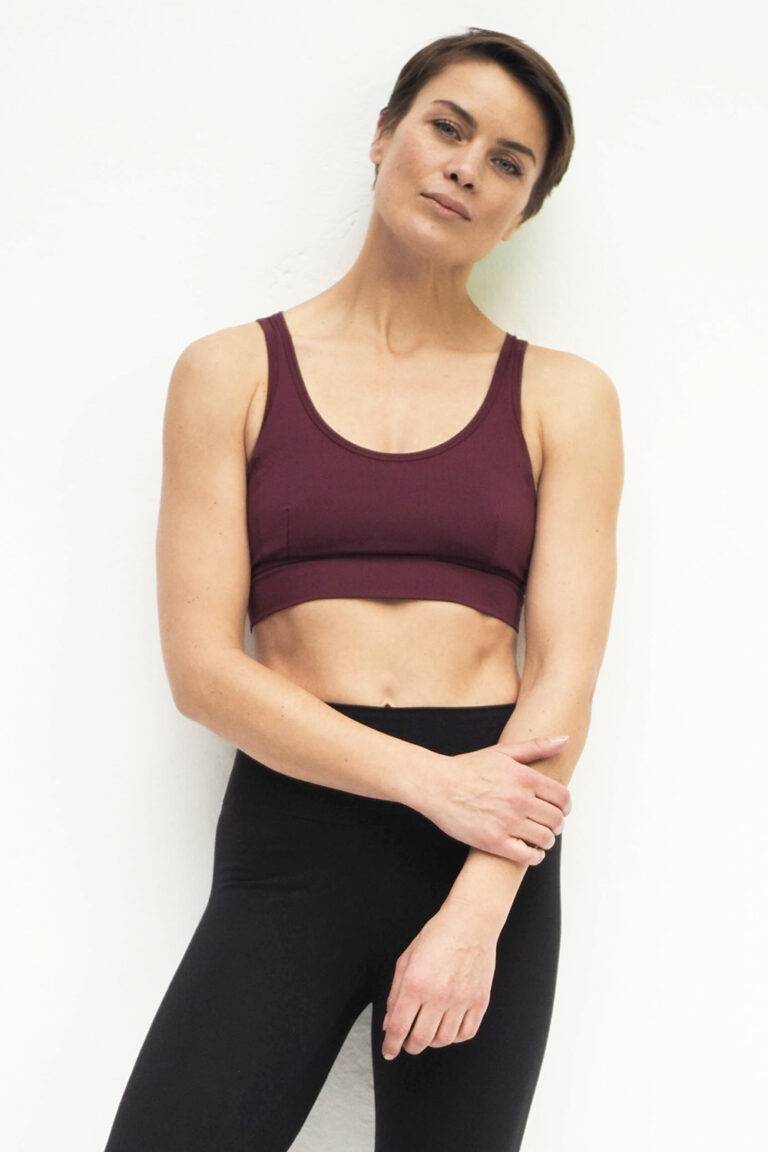 Kismet Yogastyle Rami Bra ruby Fabrikladen
