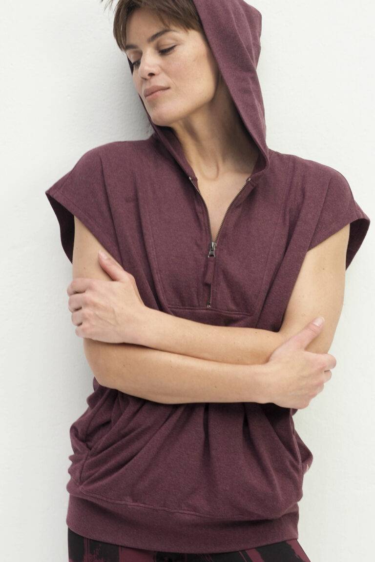 Kismet Yogastyle Hanuman Hoodie ruby marl Im Verkauf