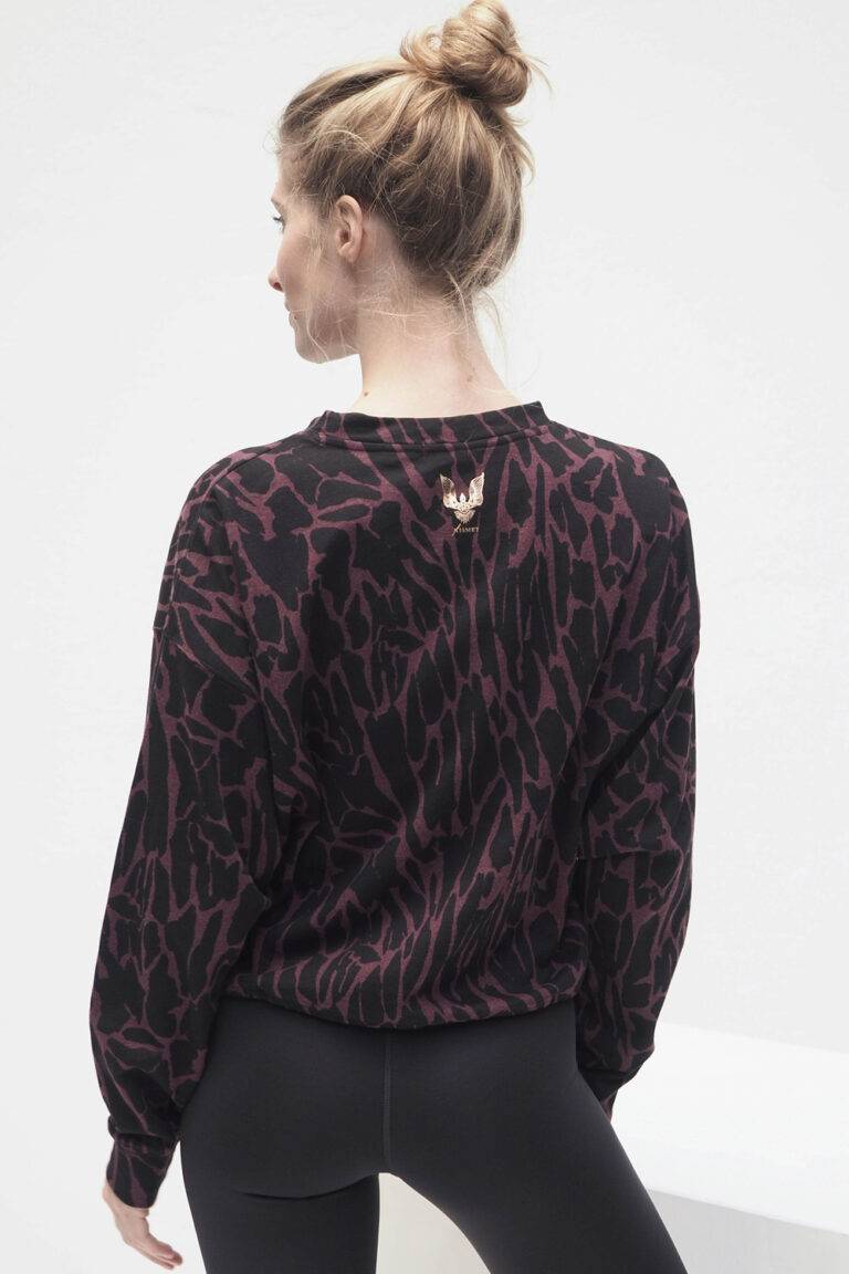 Kismet Yogastyle Garuda Sweatshirt ruby marl skin Online