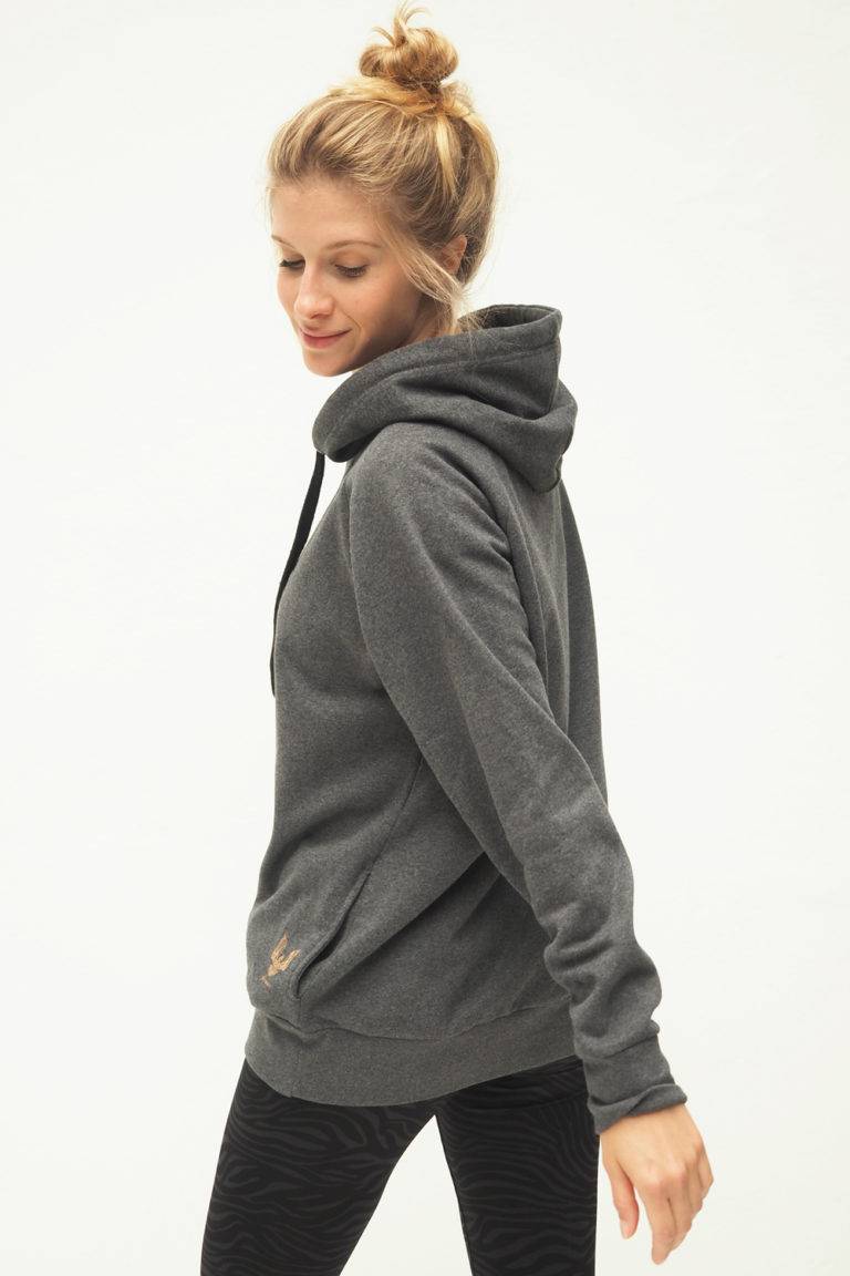 Kismet Yogastyle YOGA Hoodie Rudra – Grey Marl Limitierter Zeitrabatt