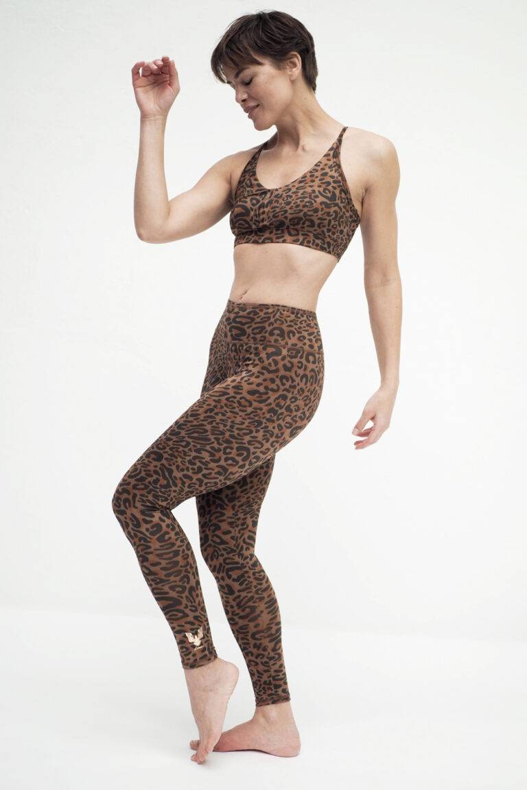 Kismet Yogastyle Ganga Leggings 7/8 leo brown Flash Sale