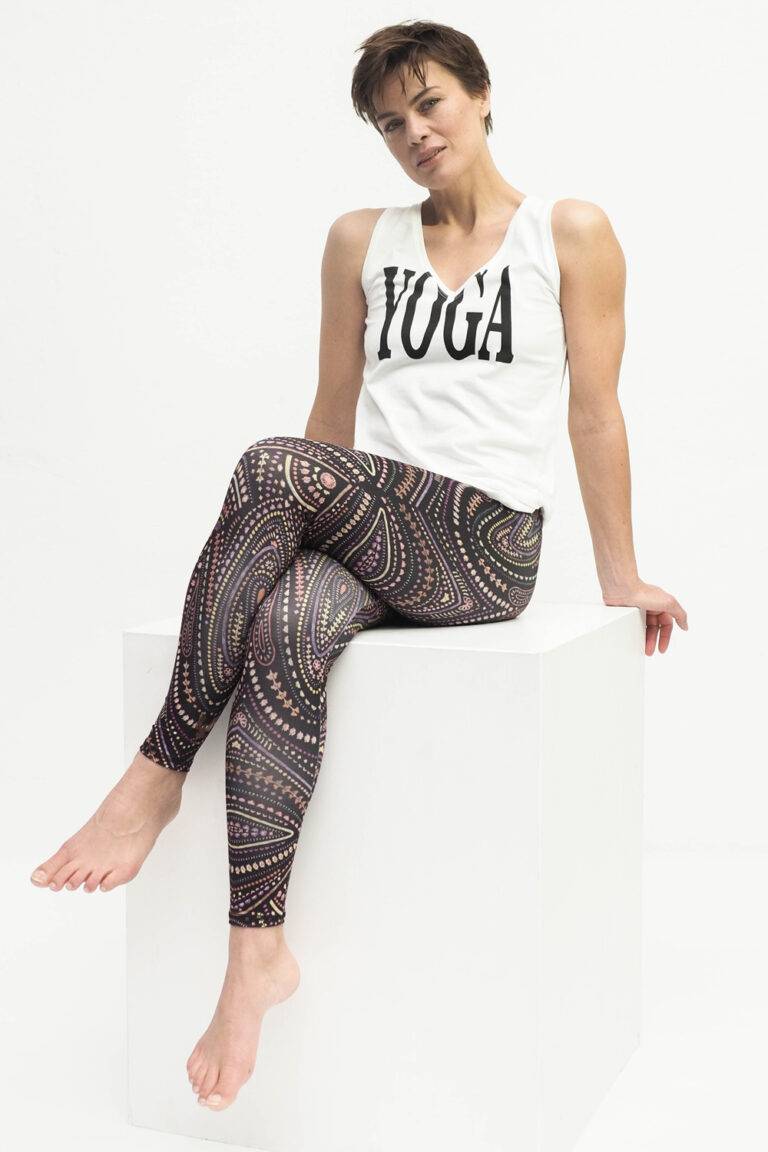 Kismet Yogastyle Ganga Leggings 7/8 mandalay red Online Shopping