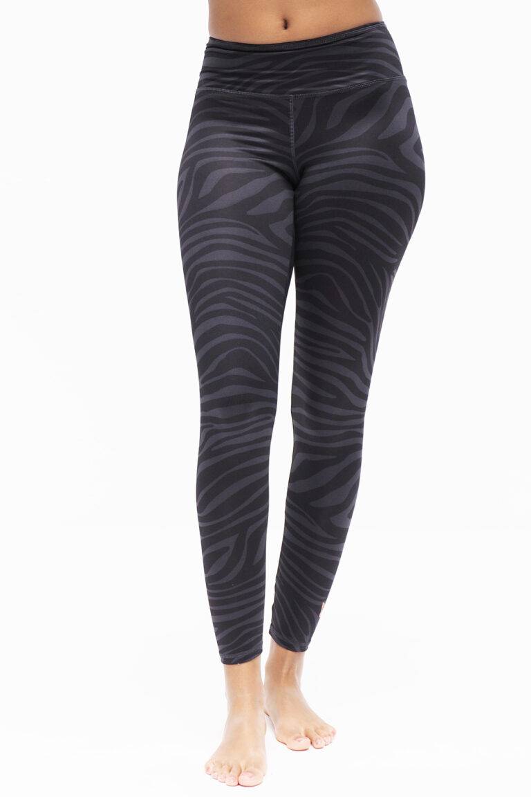Kismet Yogastyle Ganga Leggings 7/8 zebra anthracite Exklusivangebot