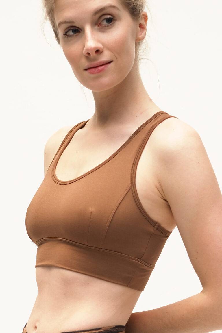 Kismet Yogastyle Yoga Bra Top Rami – Brown Valentinstagsangebot