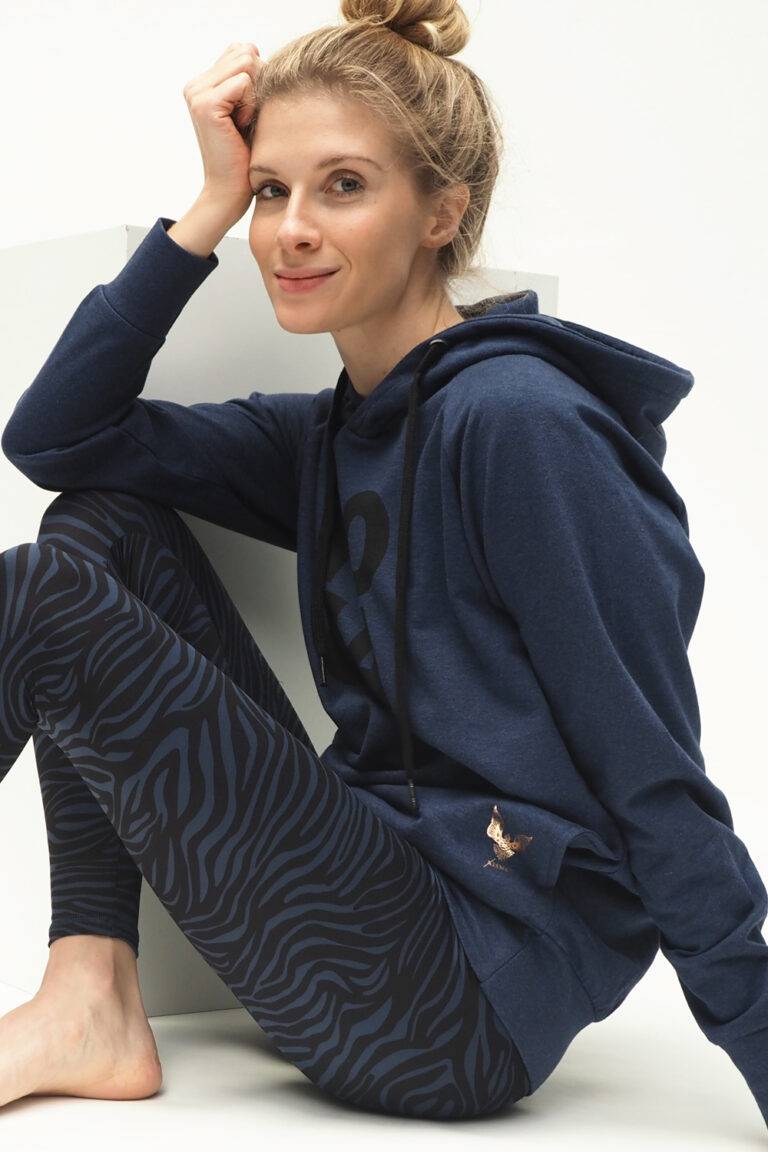 Kismet Yogastyle YOGA Hoodie Rudra – Blue Marl Neuheiten