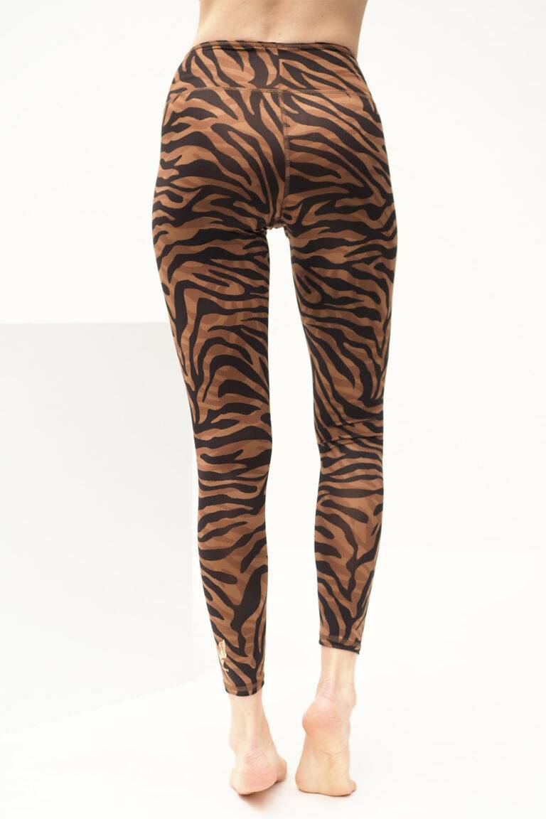 Kismet Yogastyle Yoga Leggings Ganga 7/8 – Camou Brown Räumungsverkauf