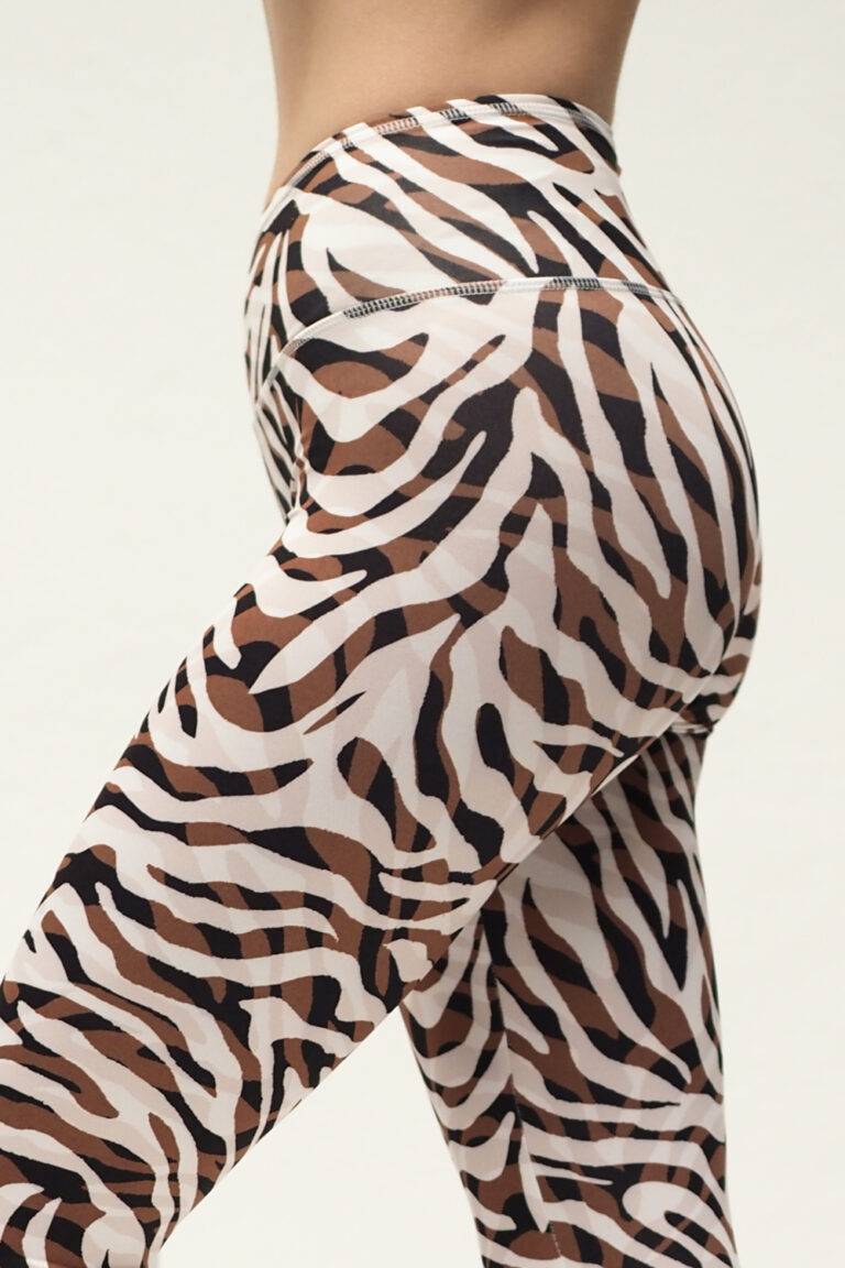 Kismet Yogastyle Yoga Leggings Ganga 7/8 – Camou White Brown Tägliche Deals