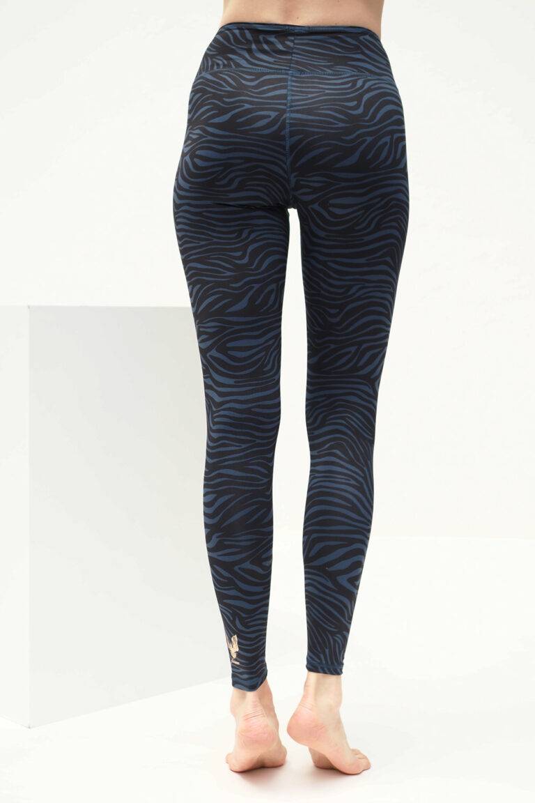 Kismet Yogastyle Yoga Leggings Ganga 7/8 – Zebra Blue Wochenangebot
