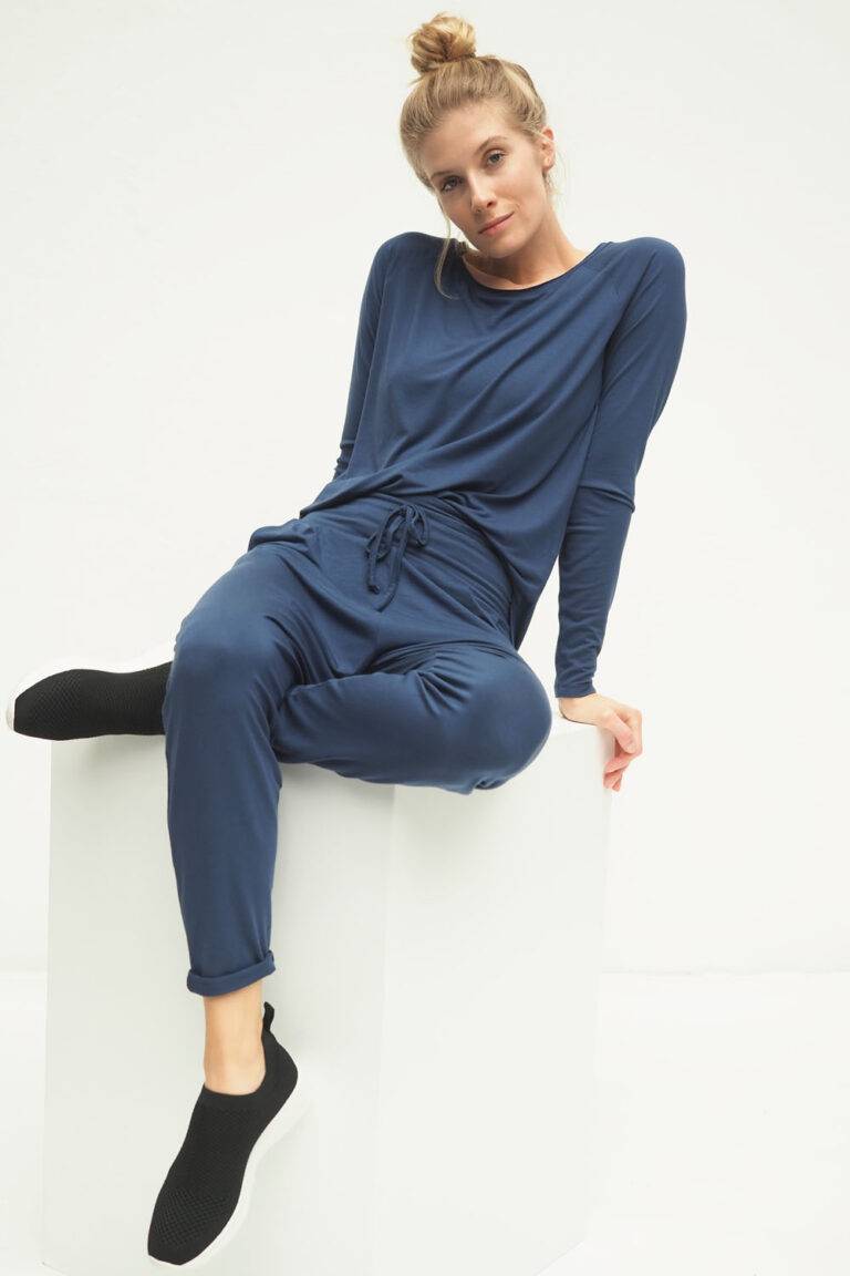 Kismet Yogastyle Yoga Longsleeve Top Amun – Blue Letzte 2 Tage